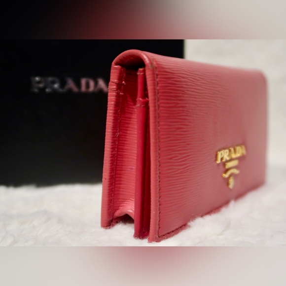 Authentic Prada - Vitello Leather Small Wallet - Picture 8 of 17